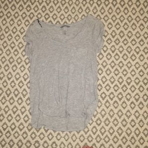 H and m gray shirt